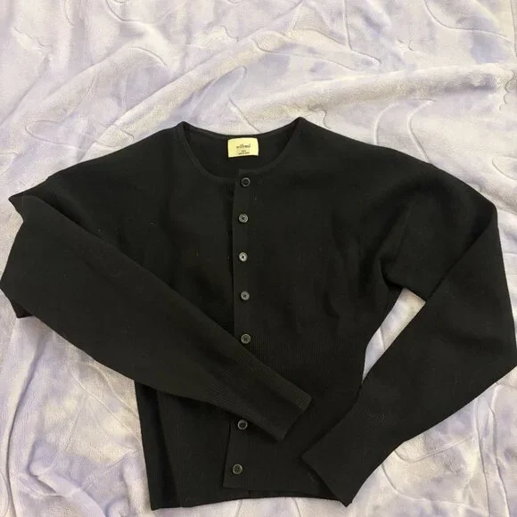Aritzia Wilfred Golightly Cardigan in Black with tags - Picture 2 of 6